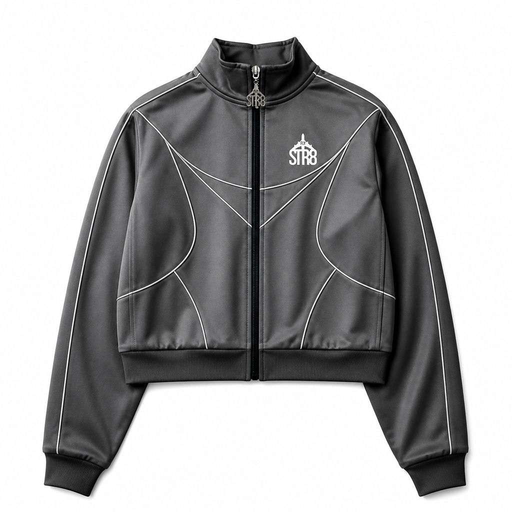 STR8 SHELL JACKET | GREY WOMENS