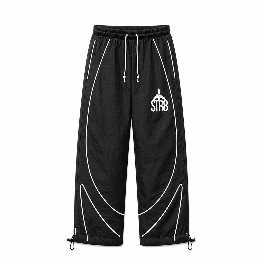 STR8 SHELL JOGGERS | BLACK MENS