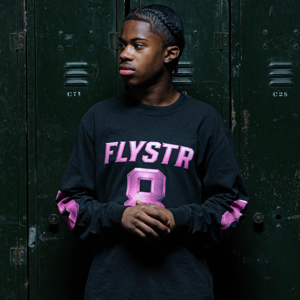 Racer Longsleeve Black Tee