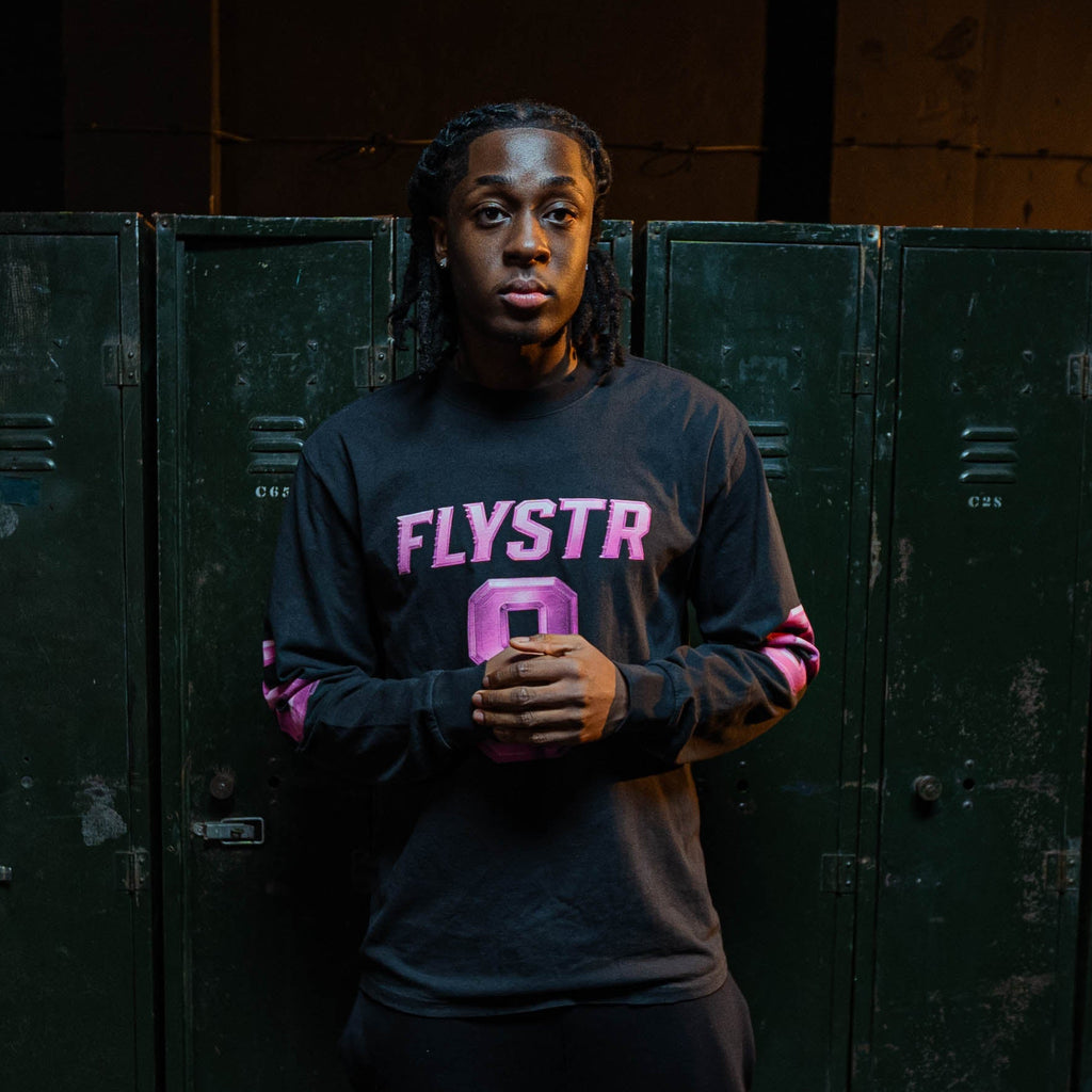 Racer Longsleeve Black Tee