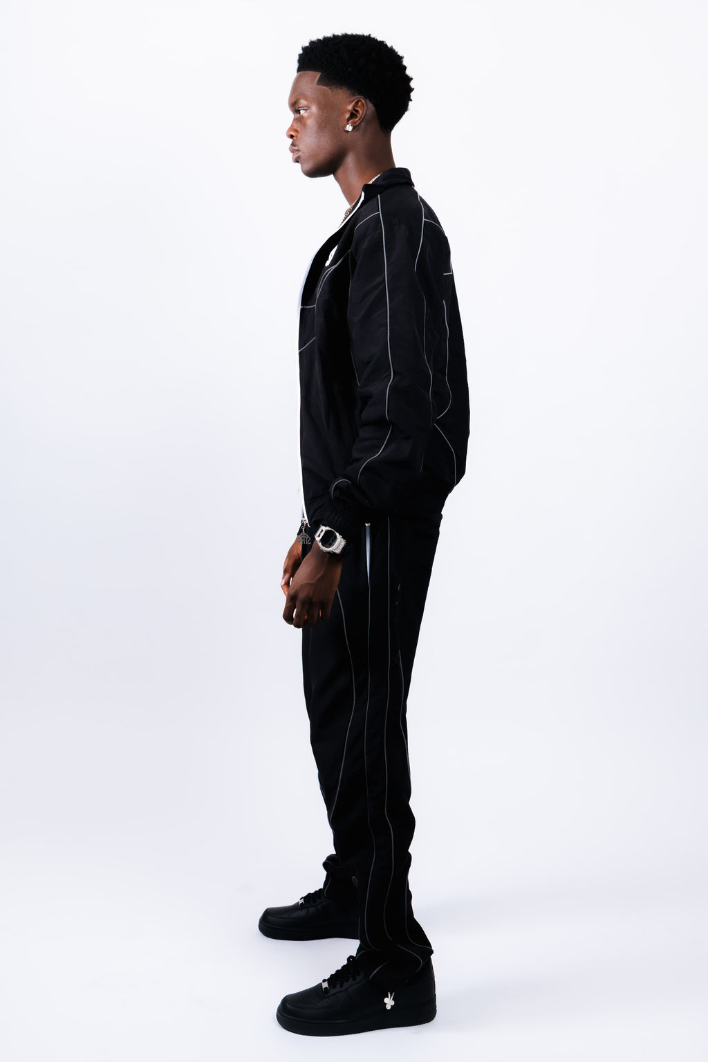STR8 SHELL SUIT | BLACK MENS