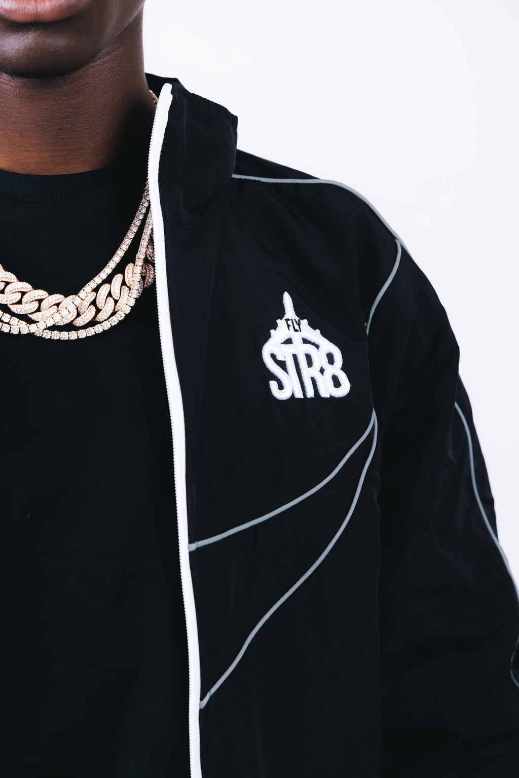 STR8 SHELL SUIT | BLACK MENS
