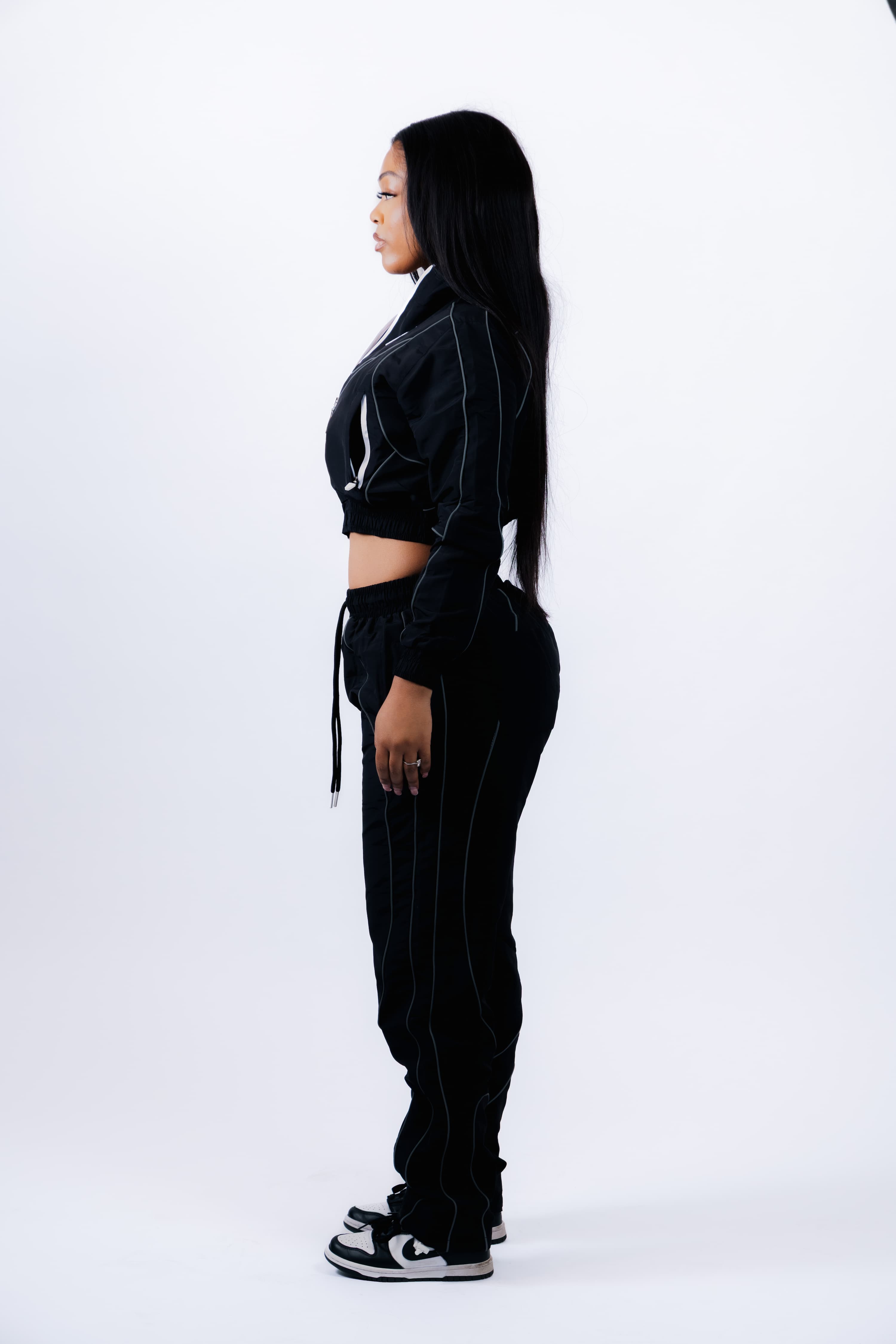 STR8 SHELL SUIT | BLACK WOMENS