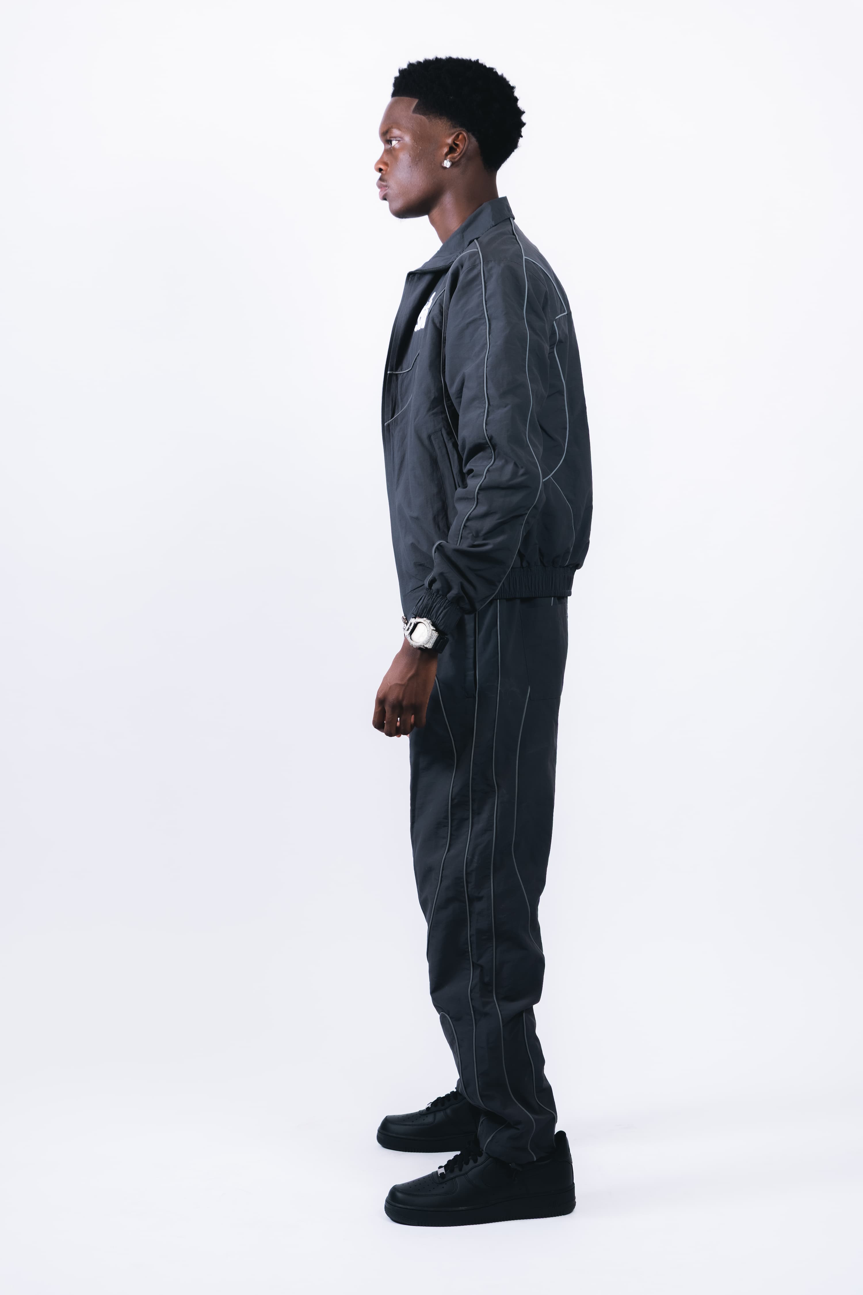 STR8 SHELL SUIT | GREY MENS