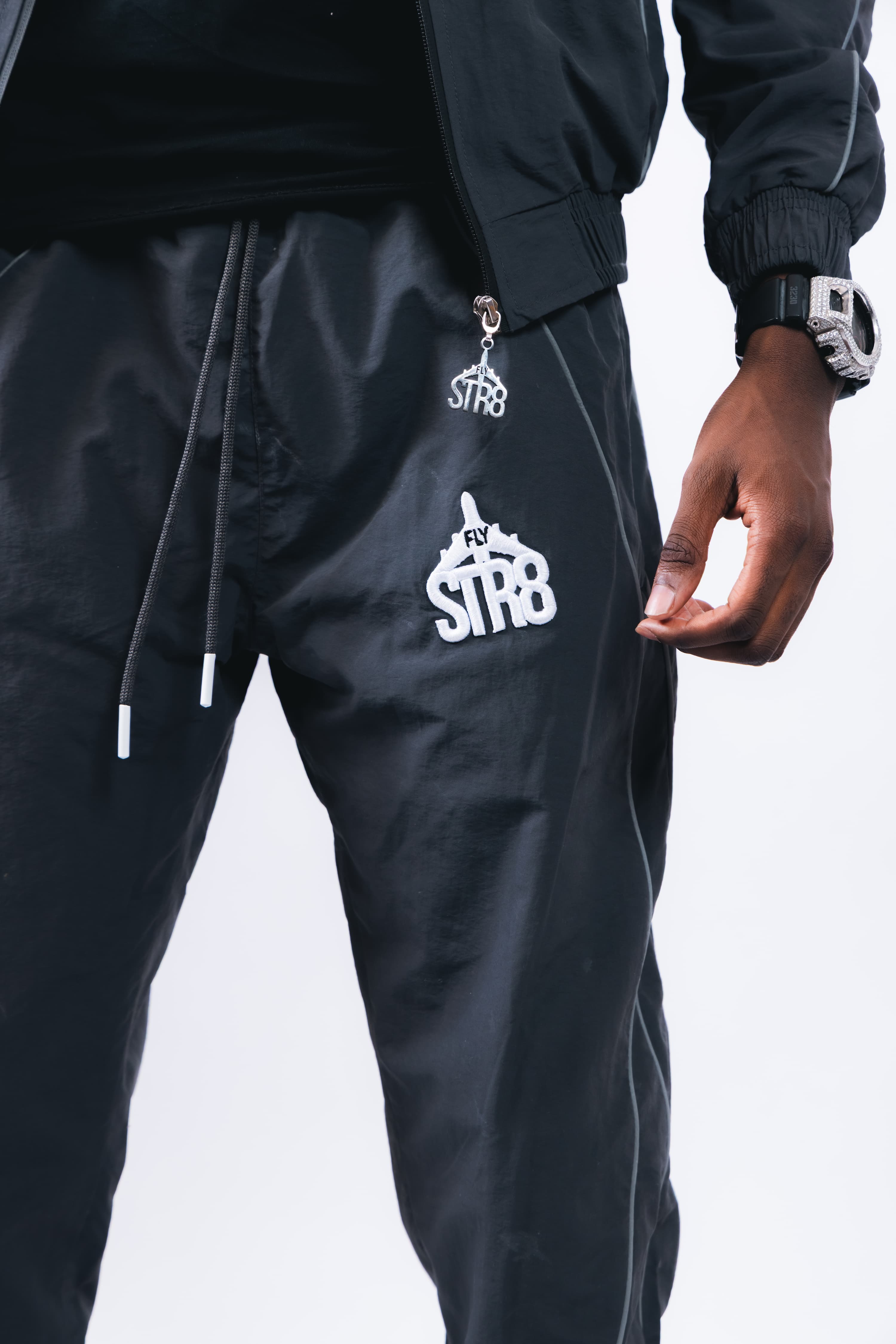 STR8 SHELL SUIT | GREY MENS