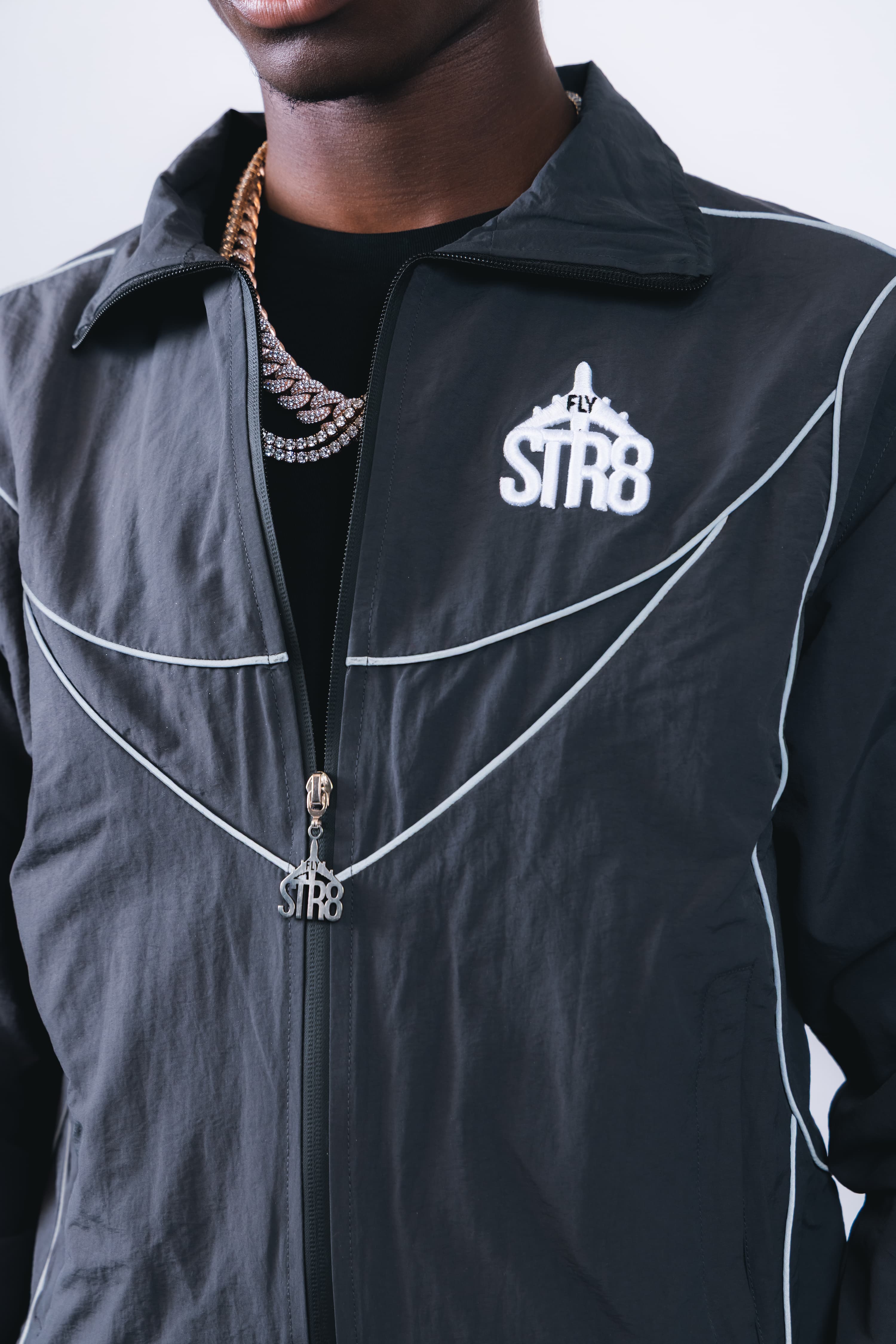 STR8 SHELL JACKET | GREY MENS
