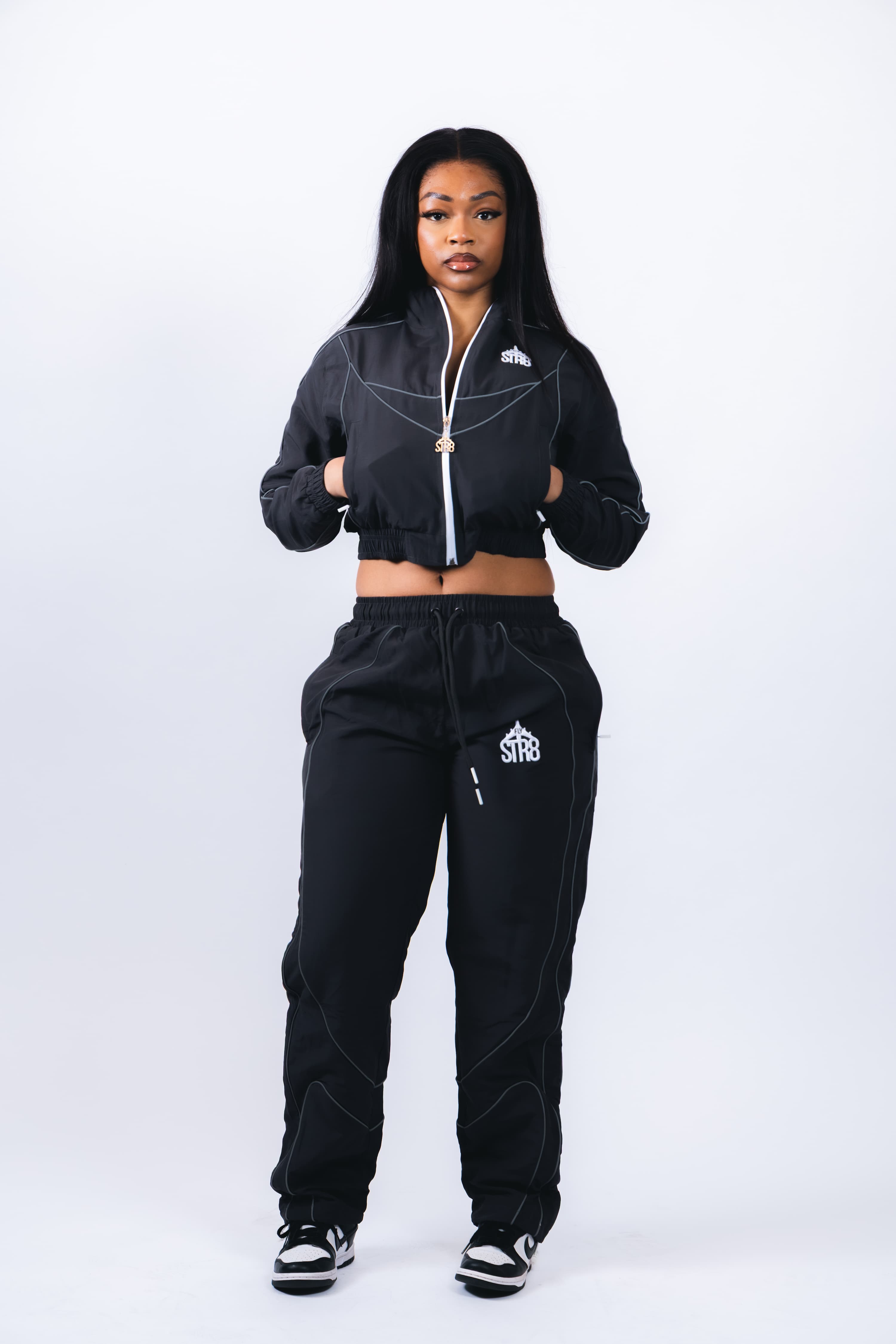 STR8 SHELL SUIT | GREY WOMENS