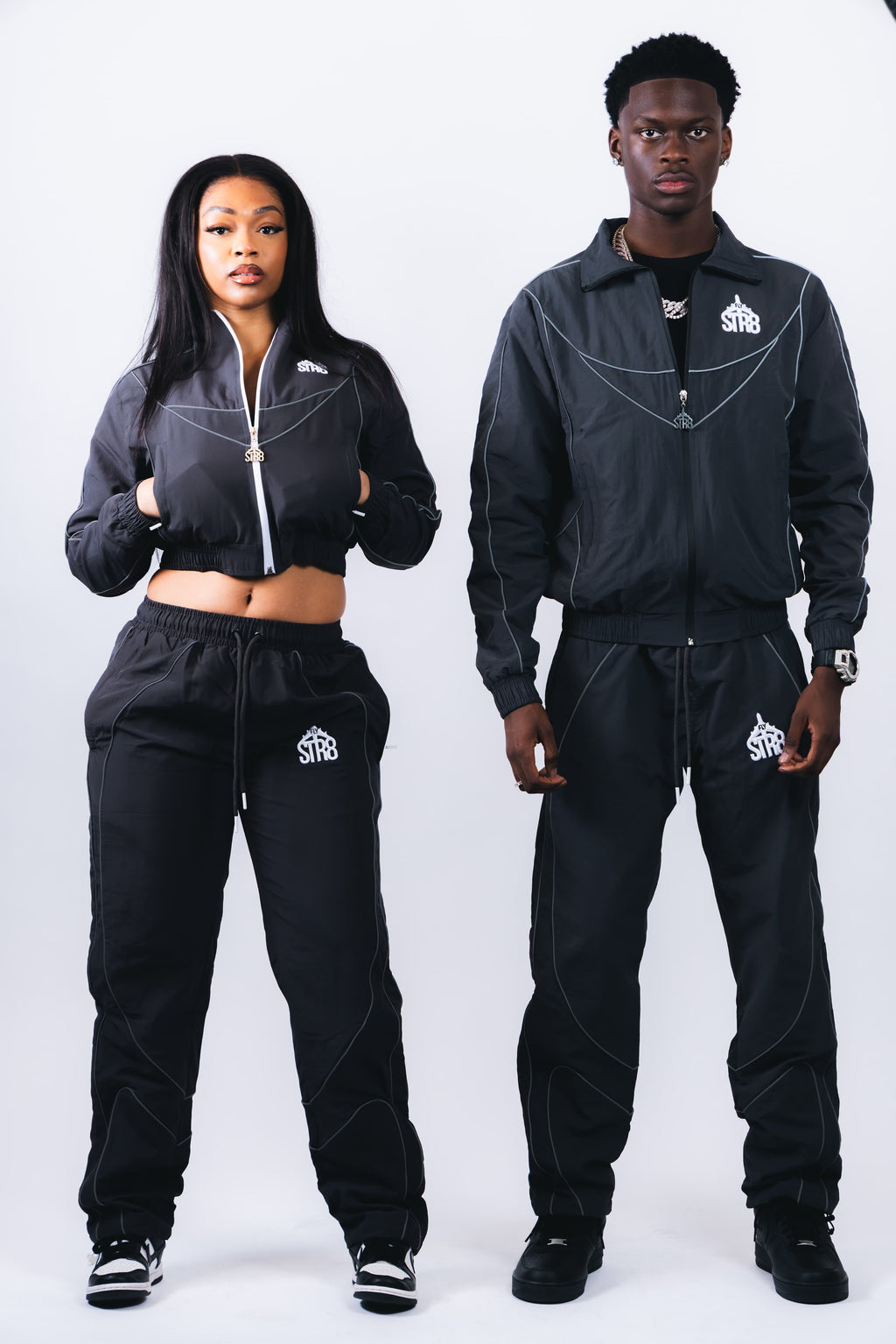 STR8 SHELL SUIT | GREY WOMENS