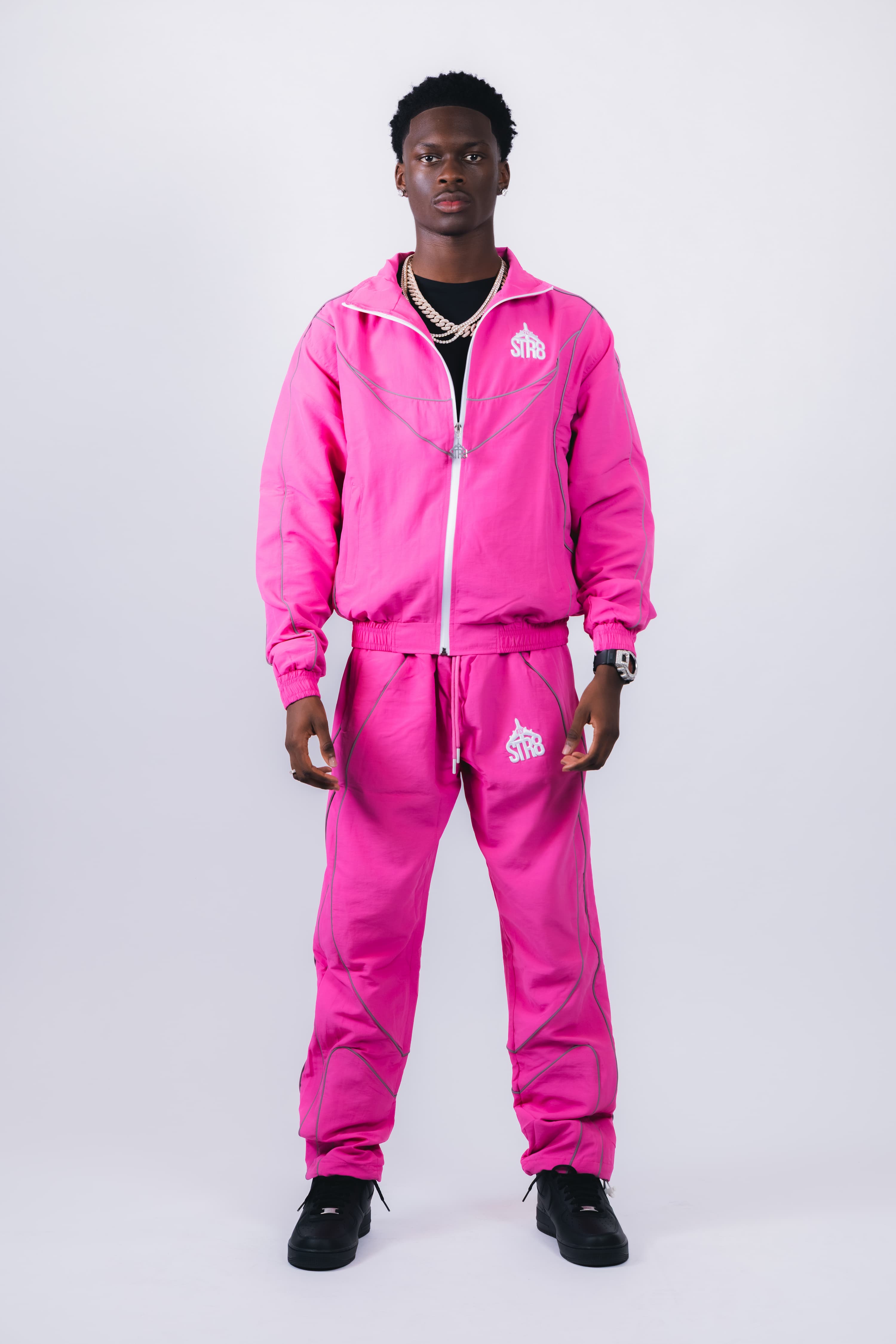 STR8 SHELL JOGGERS | PINK MENS