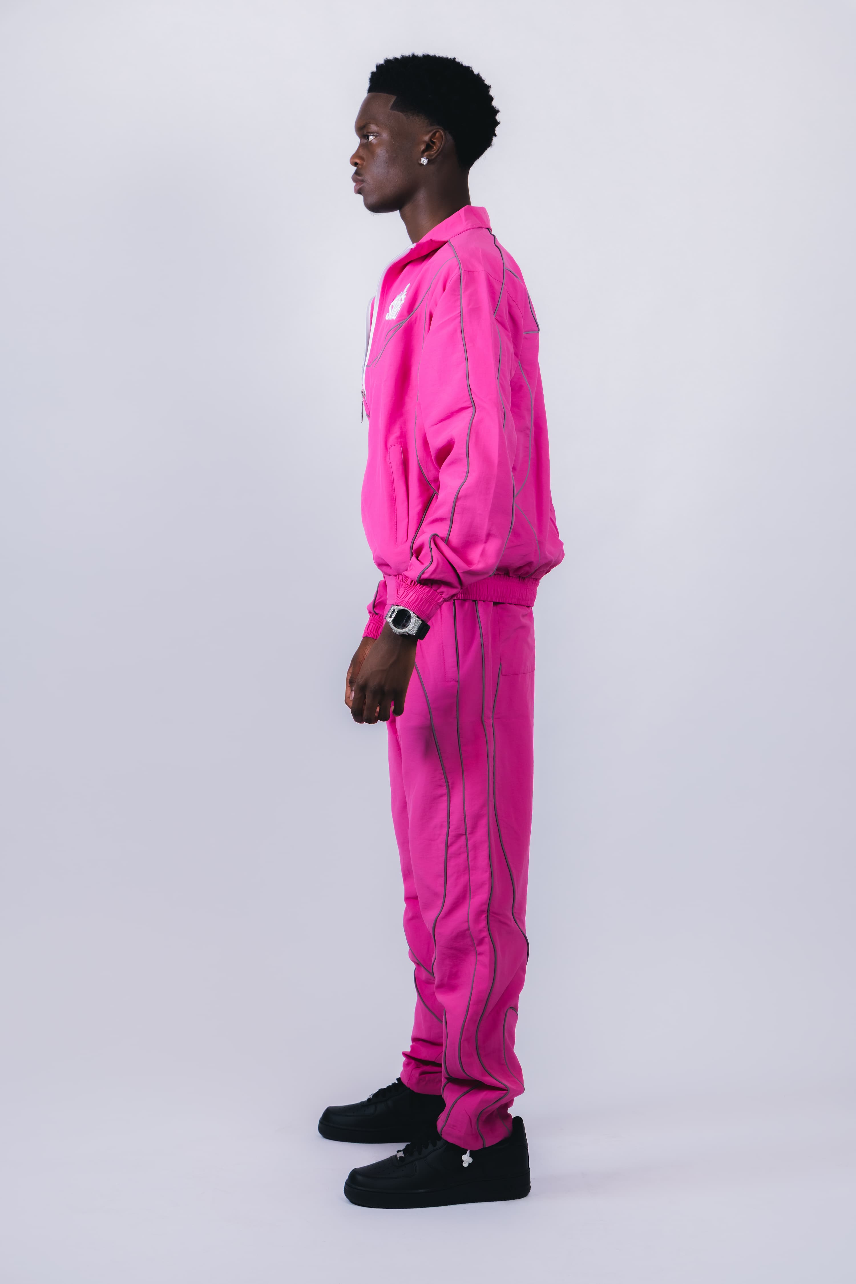STR8 SHELL SUIT | PINK MENS