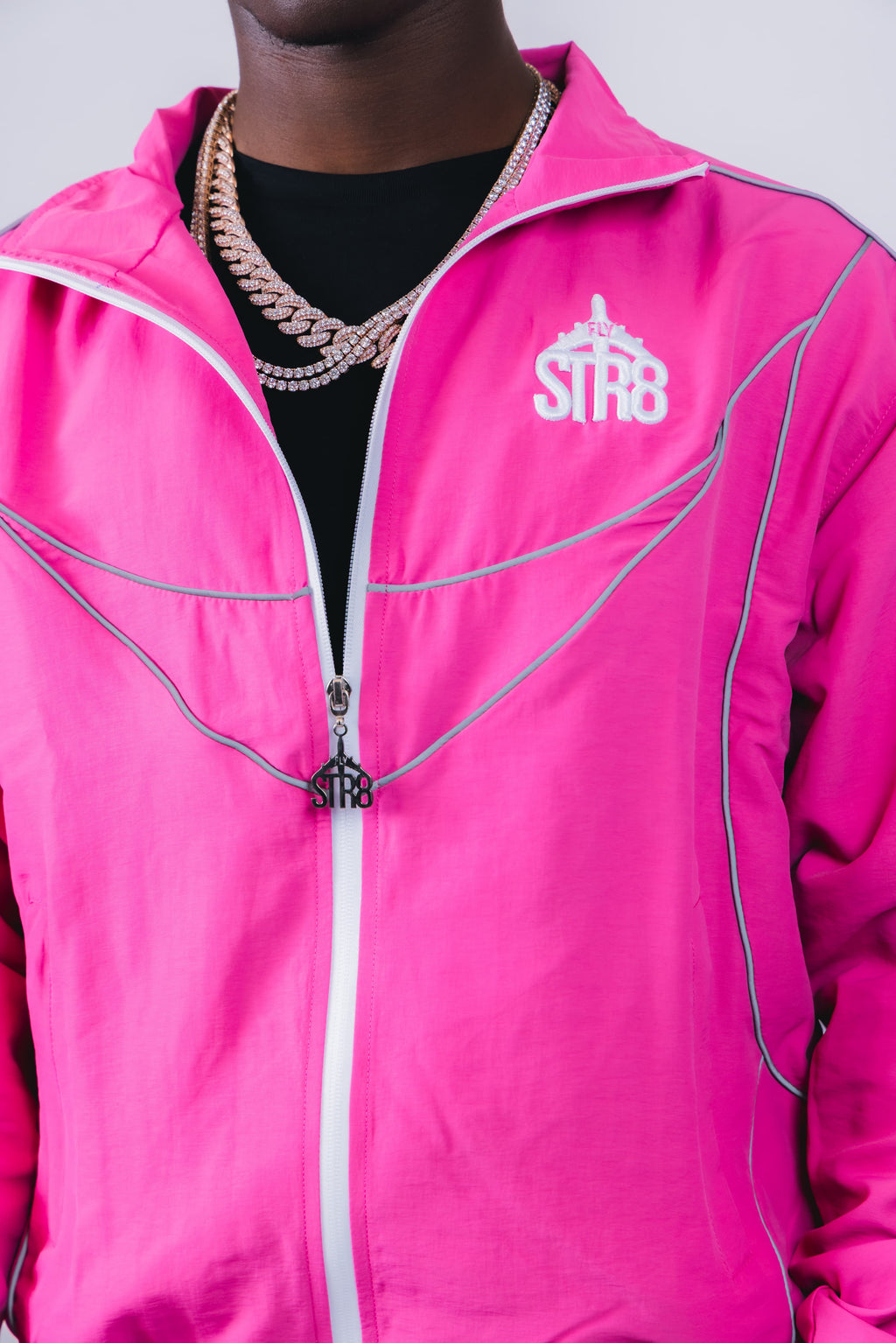 STR8 SHELL JACKET | PINK MENS