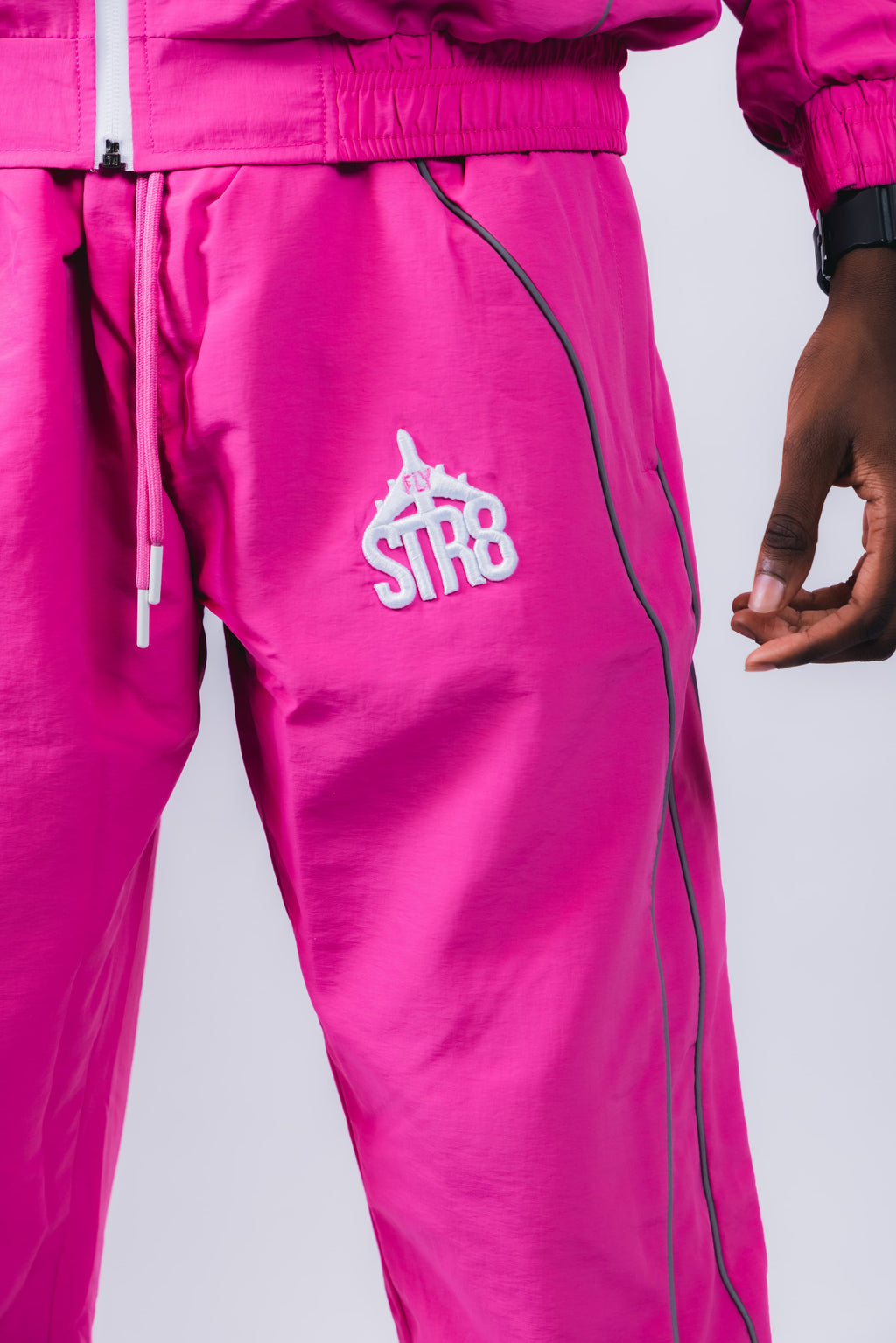 STR8 SHELL SUIT | PINK MENS