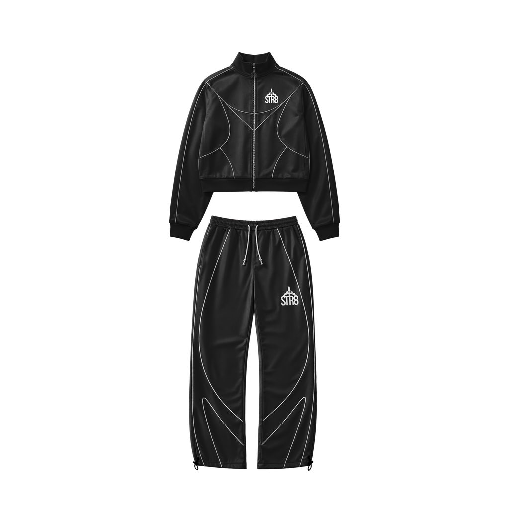 STR8 SHELL SUIT | BLACK WOMENS