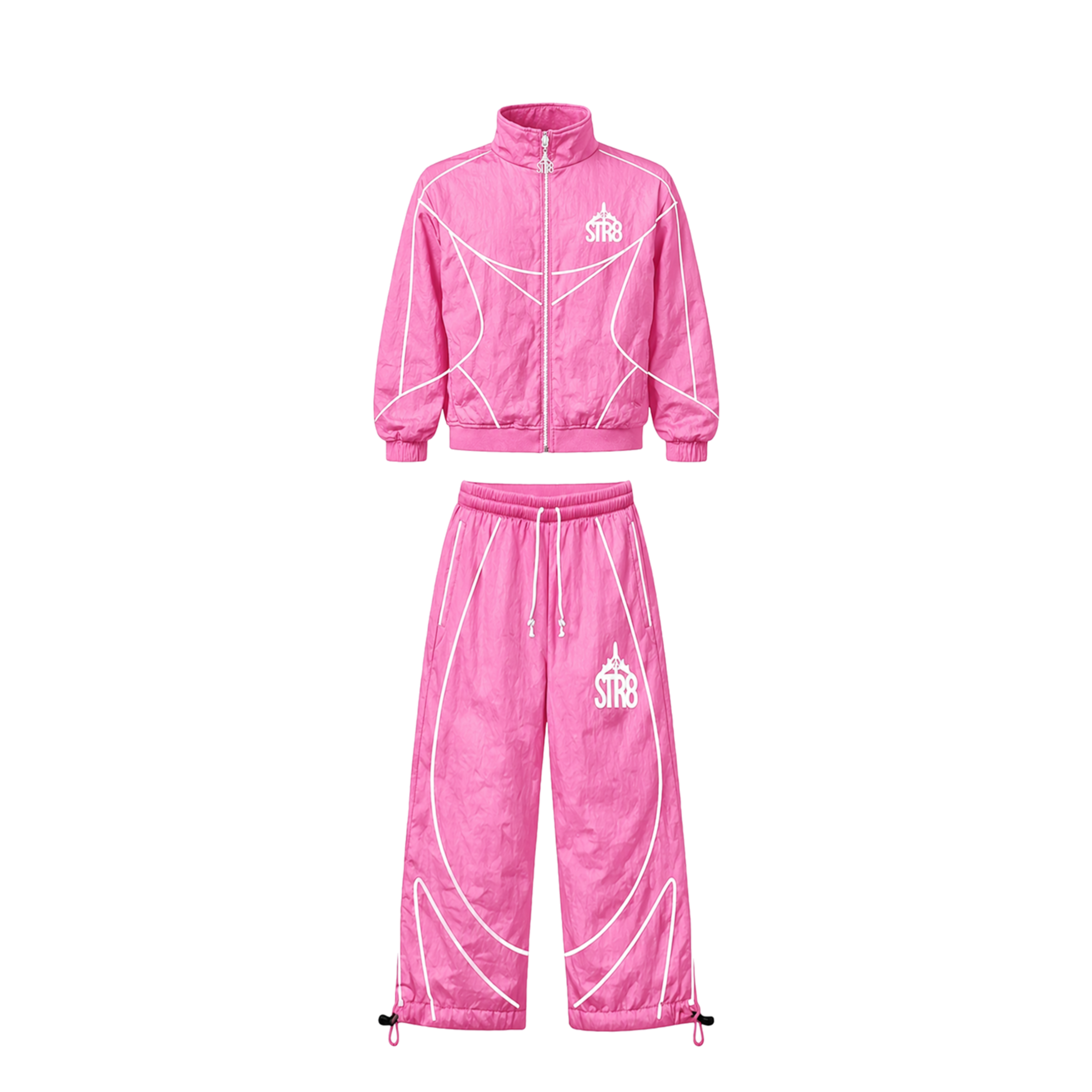 STR8 SHELL SUIT | PINK MENS