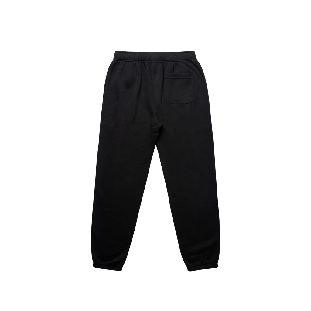 'Sega' Spray Script Black Cuffed Joggers