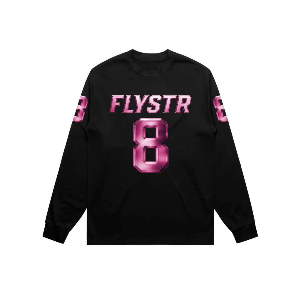 Racer Longsleeve Black Tee