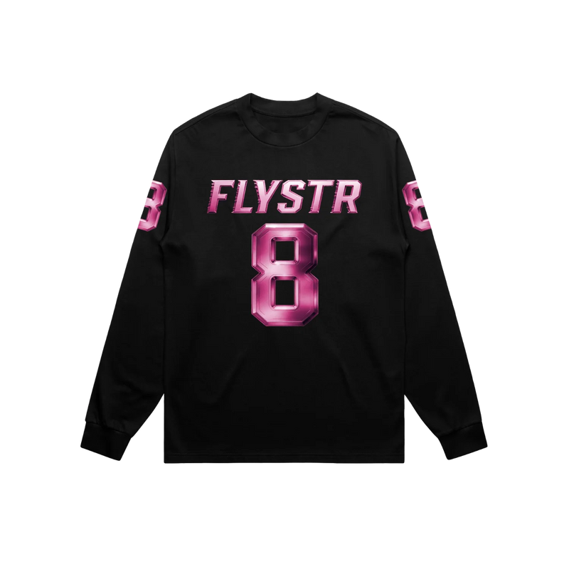 Racer Longsleeve Black Tee