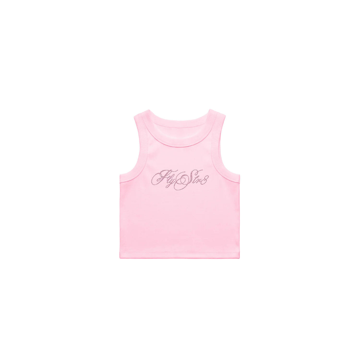 Diamonte Script Pink Women's Tank