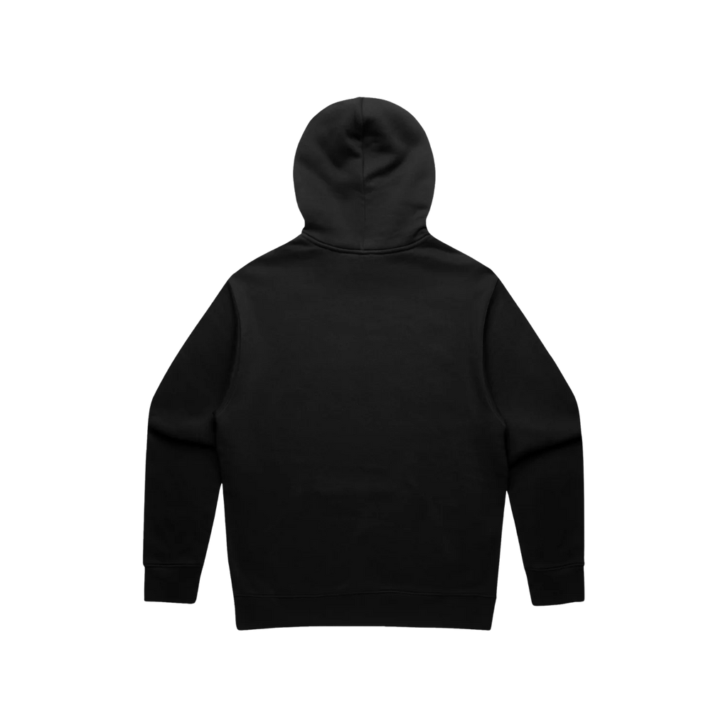 'Sega' Spray Script Black Hoodie
